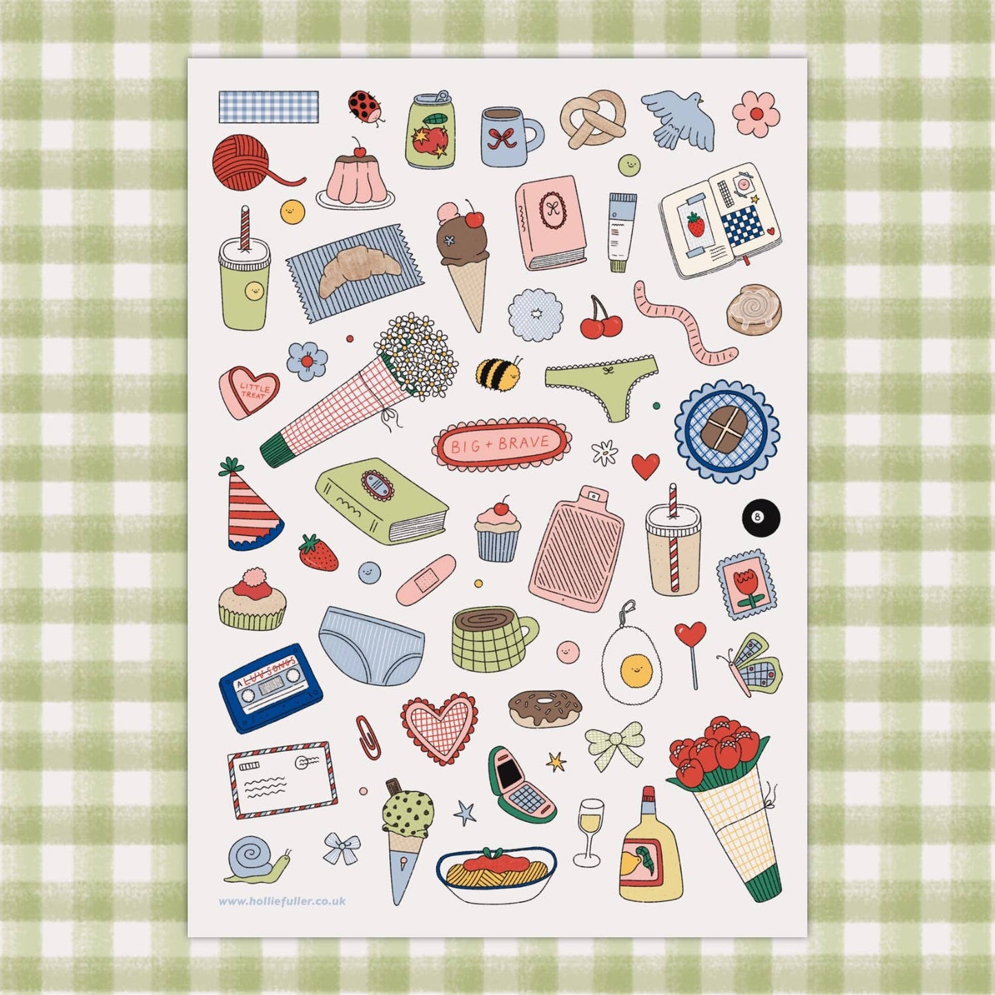 Hollie Fuller - Brave Girl Sticker Sheet
