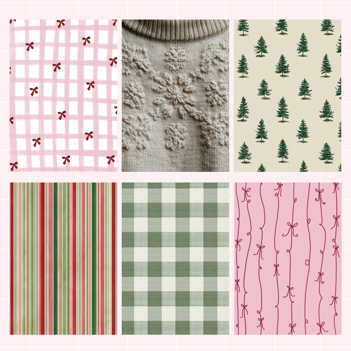 Christmas Texture Scrapbook Paper Pack