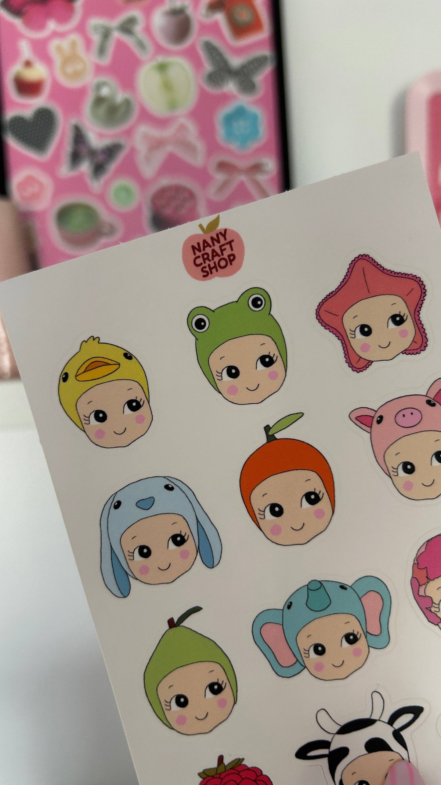 NanyCraftShop - Baby A6 Sticker Sheet