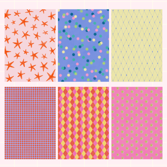 Funky Patterns Scrapbook Paper Pack