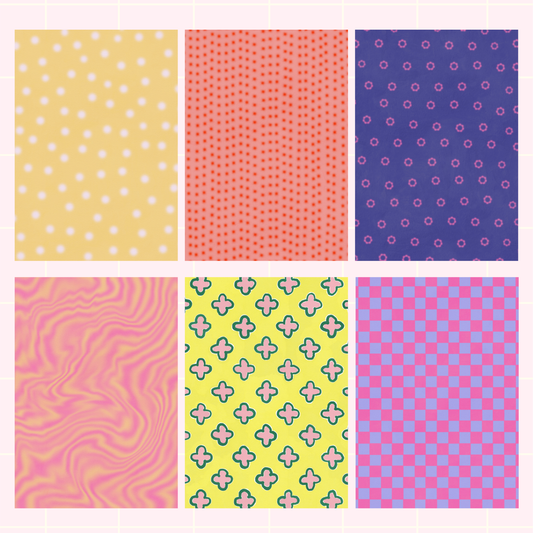 Funky Patterns Scrapbook Paper Pack