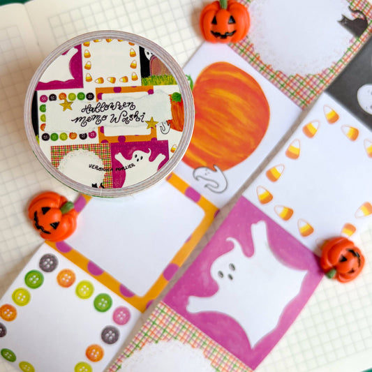 Veronica Porlier Illustrations - Halloween Memo Washi Tape