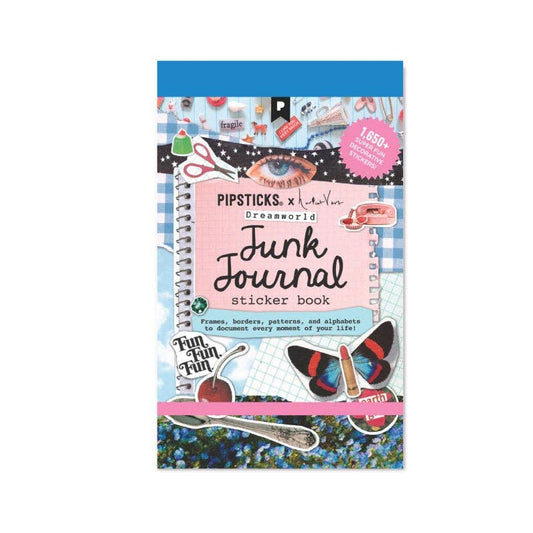 Pipsticks - Haricot Vert Dreamworld Junk Journal Sticker Book