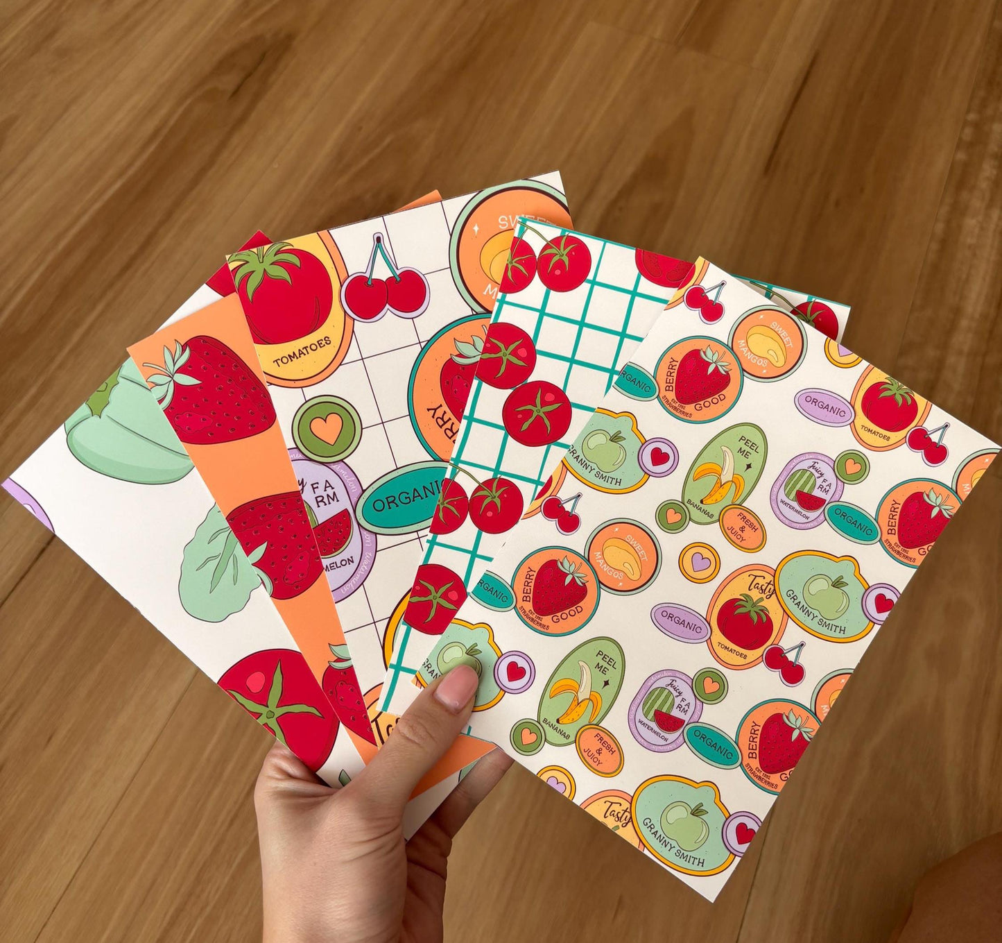 Farmers Market Scrapbook Paper Pack