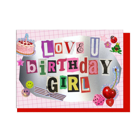 COMING SOON: Jolly Awesome - Love U Birthday Girl Card