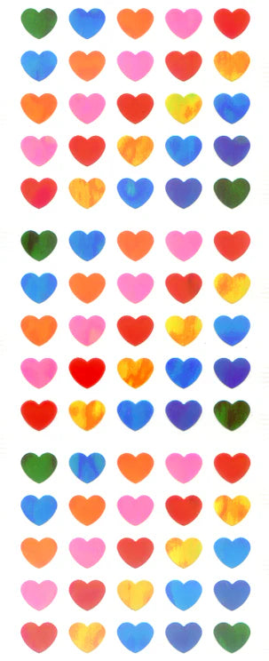 COMING SOON: Sticker Fun Rainbow Heart Stickers