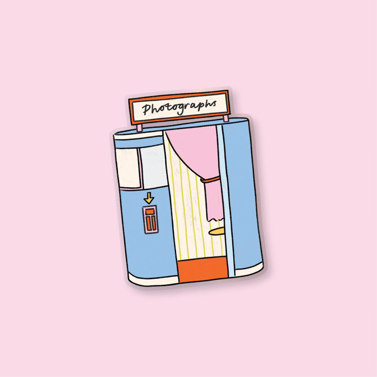 Coming Soon: Lydia Southgate - Blue Photobooth Vinyl Sticker
