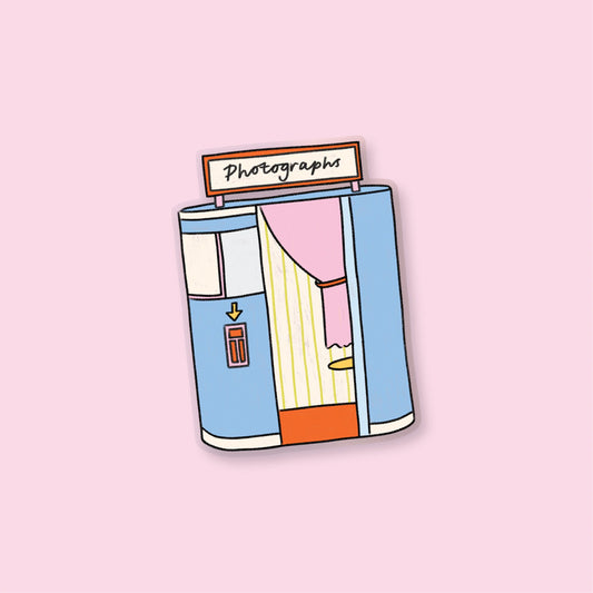 Coming Soon: Lydia Southgate - Blue Photobooth Vinyl Sticker