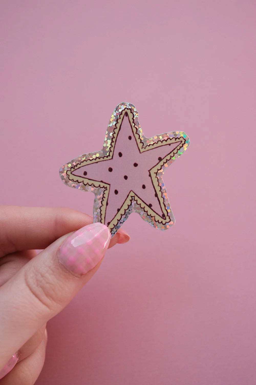 Nany Craft Shop - Polka Dot Star Sticker