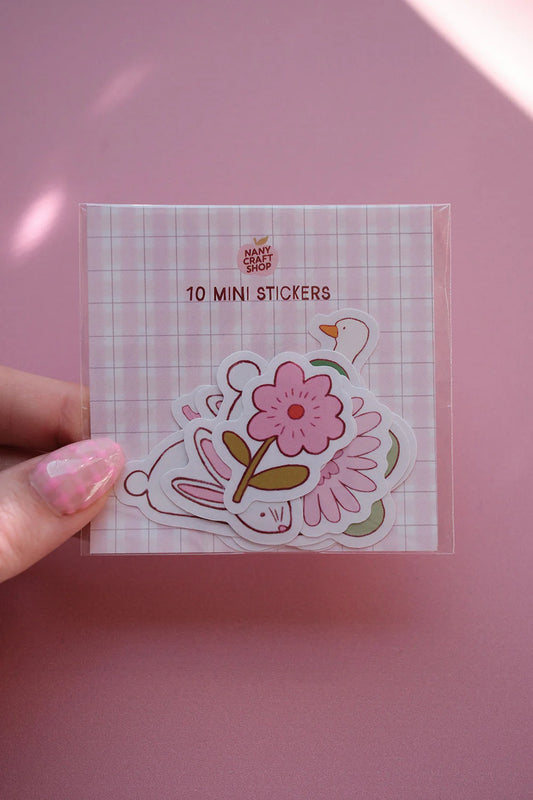 Nany Craft Shop - Pack of 10: Mini Washi Stickers