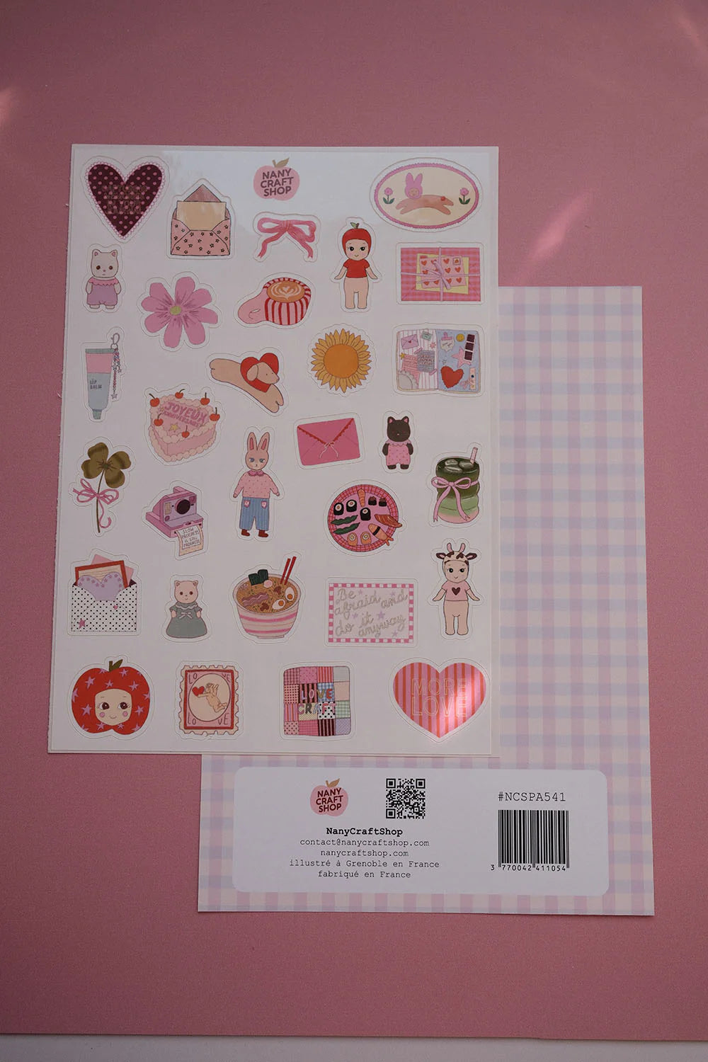 COMING SOON: Nany Craft Shop - Mini Favourites A5 Sticker Sheet