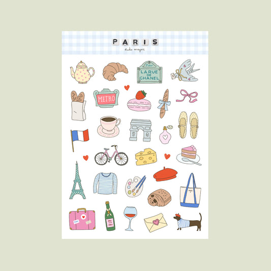 Studio Magari - Paris Sticker Sheet