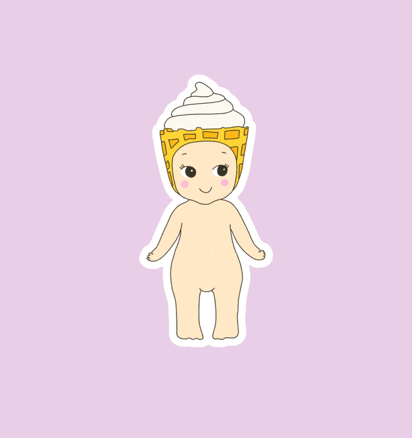 Studio Magari - Holographic Ice Cream Baby Sticker