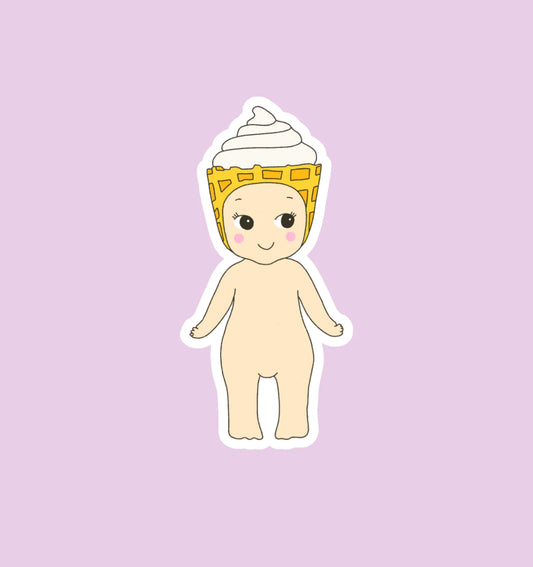 Studio Magari - Holographic Ice Cream Baby Sticker