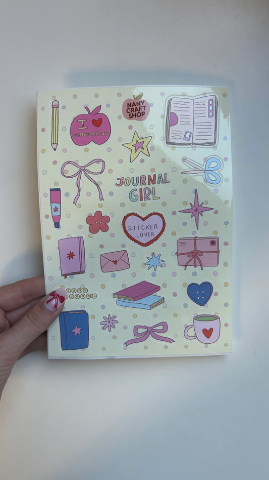 Nany Craft Shop - Crafty Girl A5 Sticker Sheet