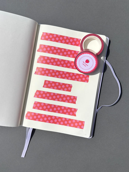 Pink and Red Polka Dot Washi Tape