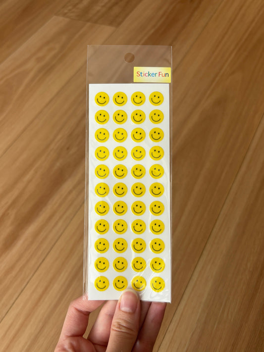 Sticker Fun Sparklies Smile Stickers