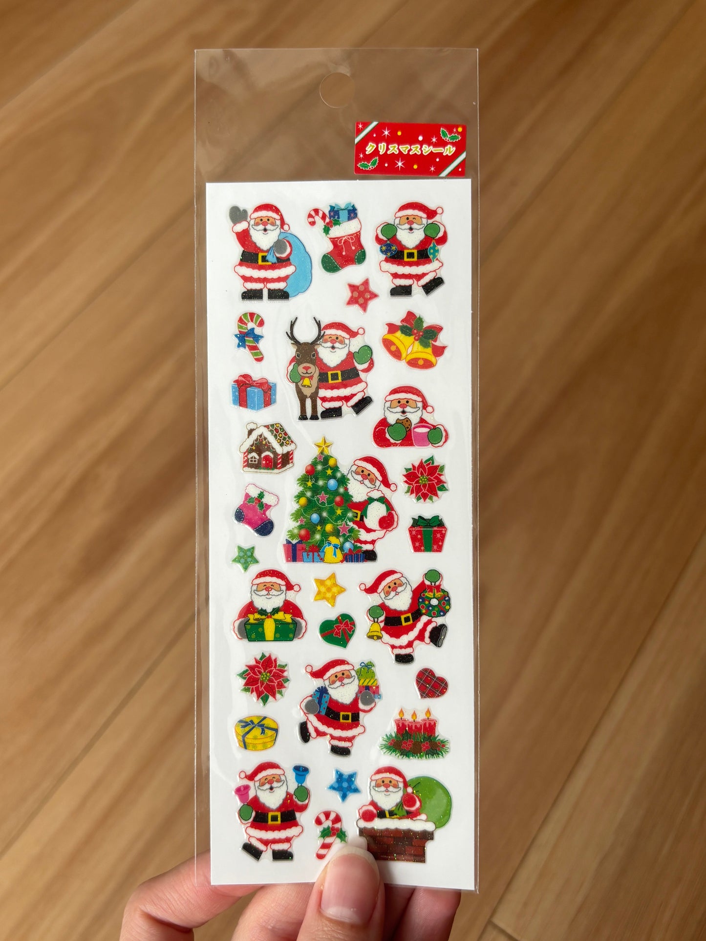 Sticker Fun Sparklies Santa Clause