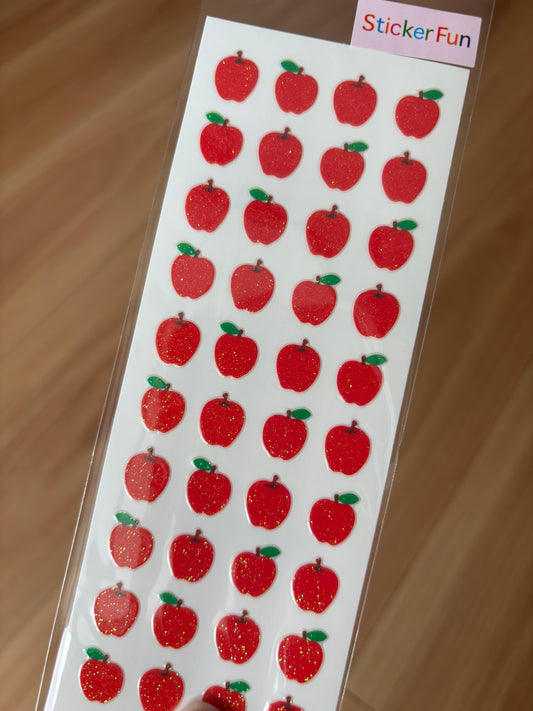 Sticker Fun Sparklies Apples