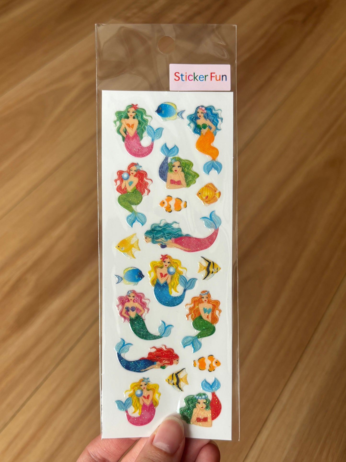 Sticker Fun Sparklies Mermaids