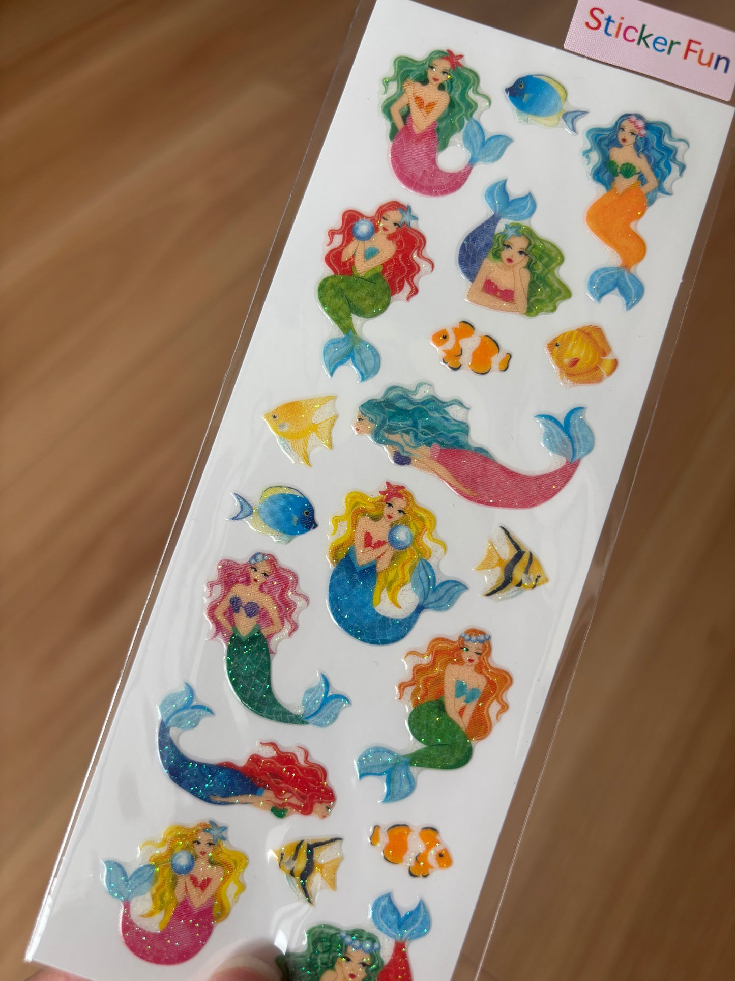 Sticker Fun Sparklies Mermaids