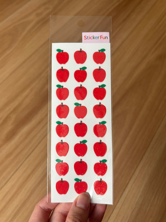 Sticker Fun Sparklies Apples
