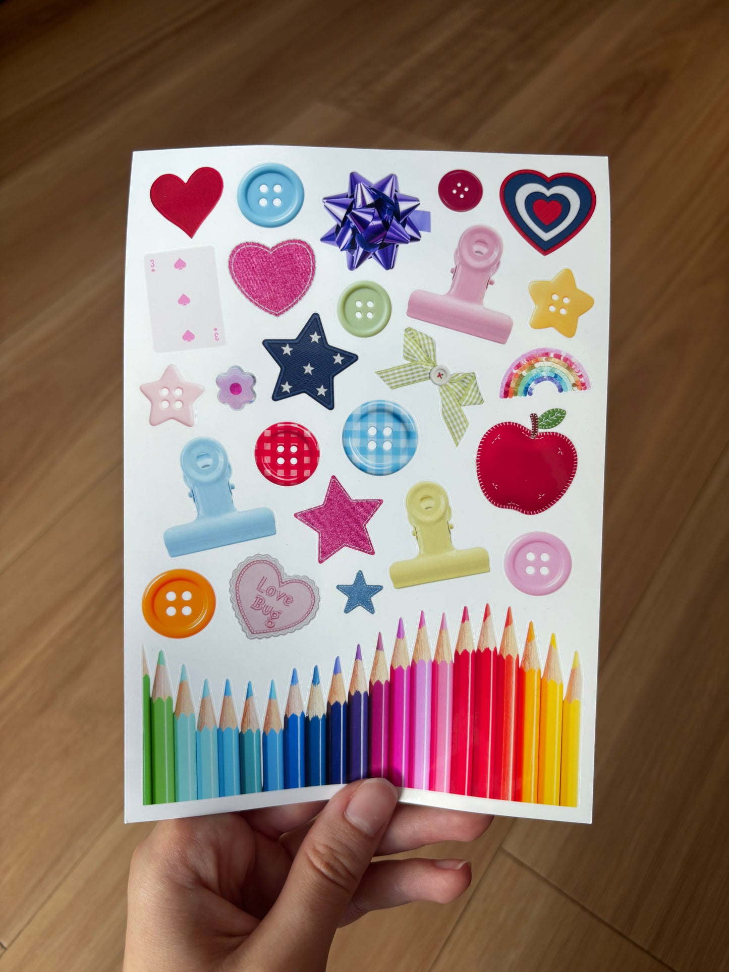 Rainbow Trinket Sticker Sheet