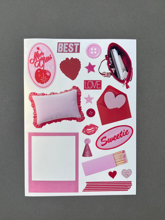 Valentine's Day Sticker Sheet