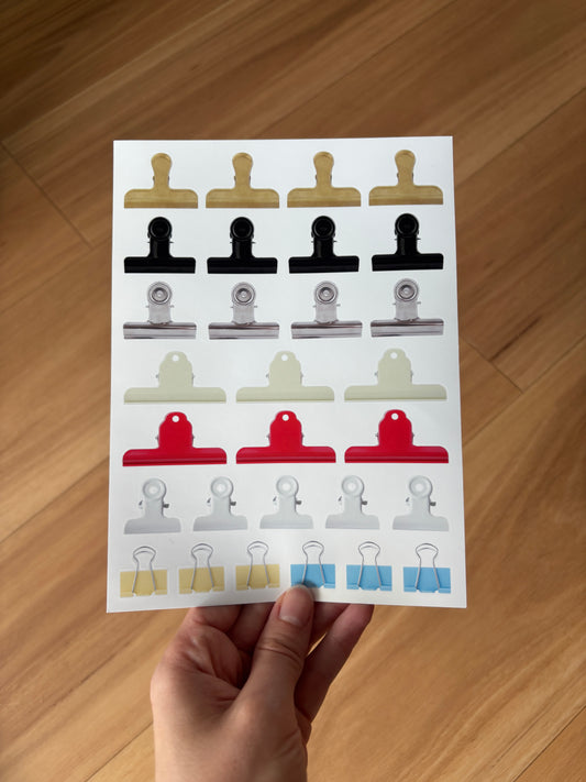 Just Clips Sticker Sheet