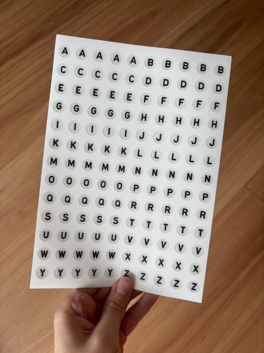 Small Bead Sticker Sheet Set