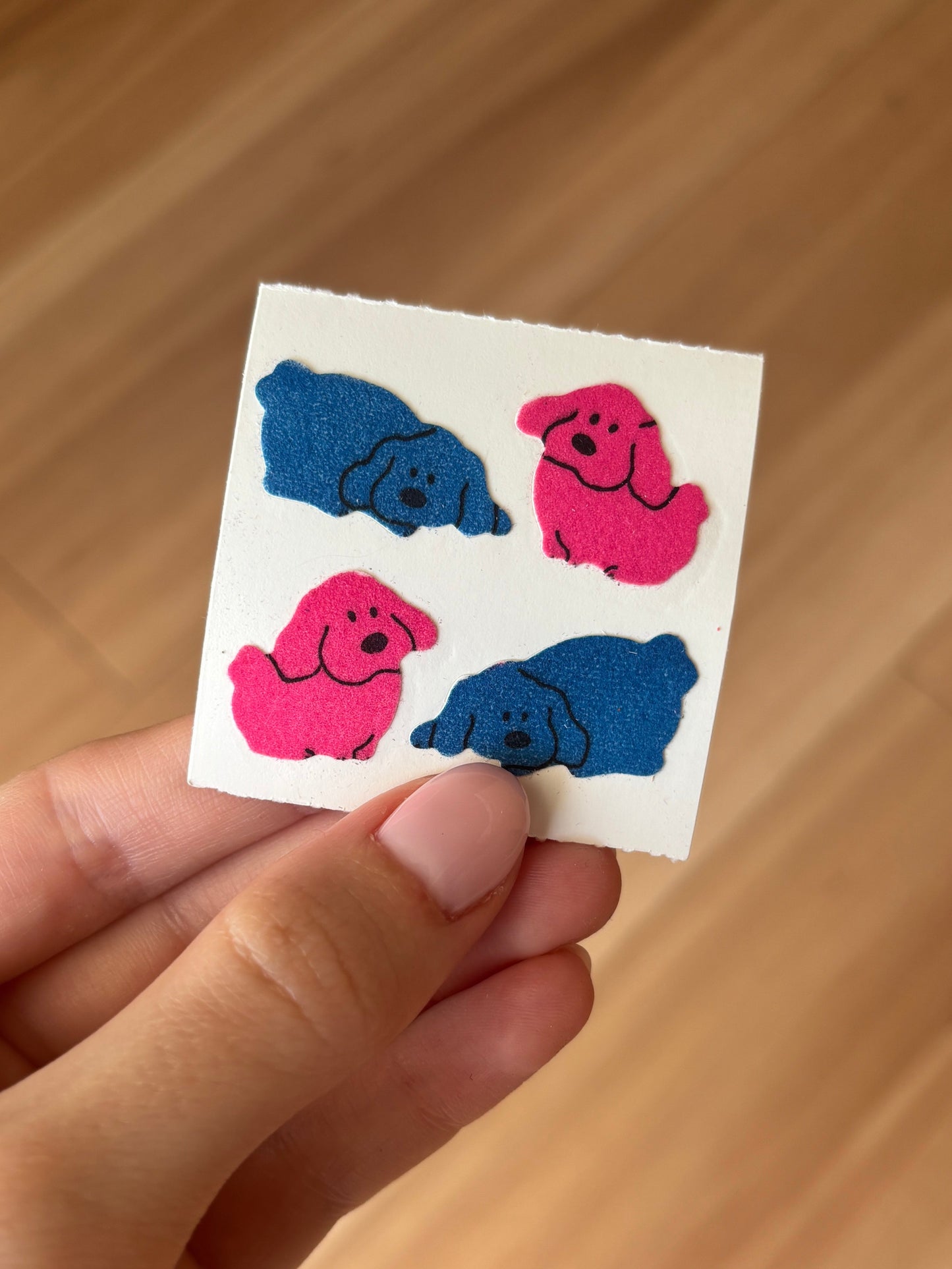Great 7 - Tear-off Stickers - Furry Dogs