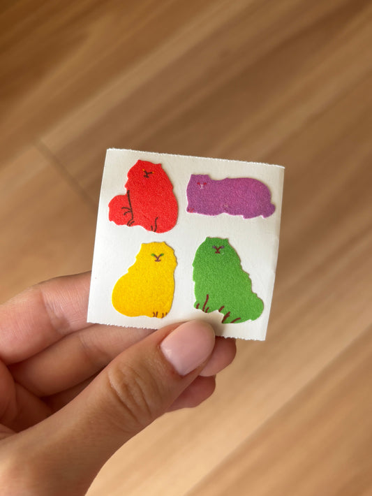 Great 7 - Tear-off Stickers - Furry Cats