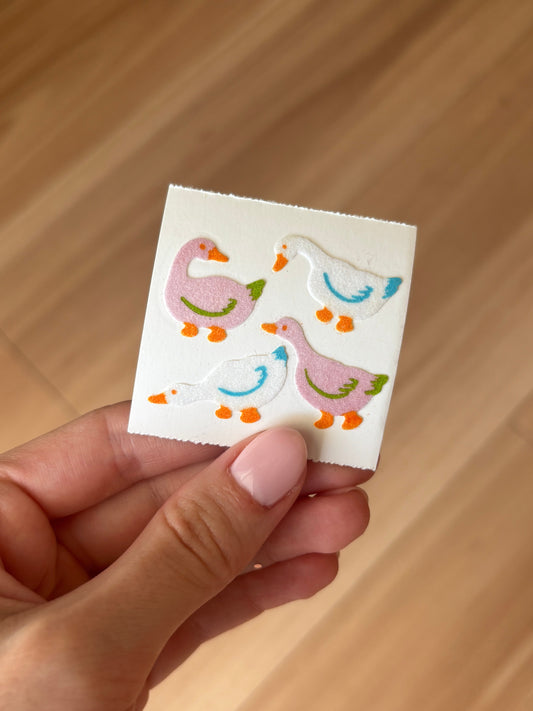 Great 7 - Tear-off Stickers - Furry Ducks