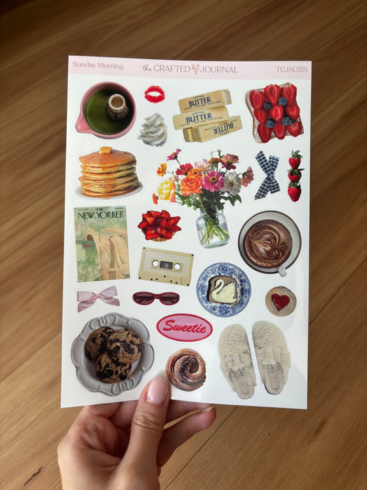 Sunday Morning Trinket Sticker Sheet