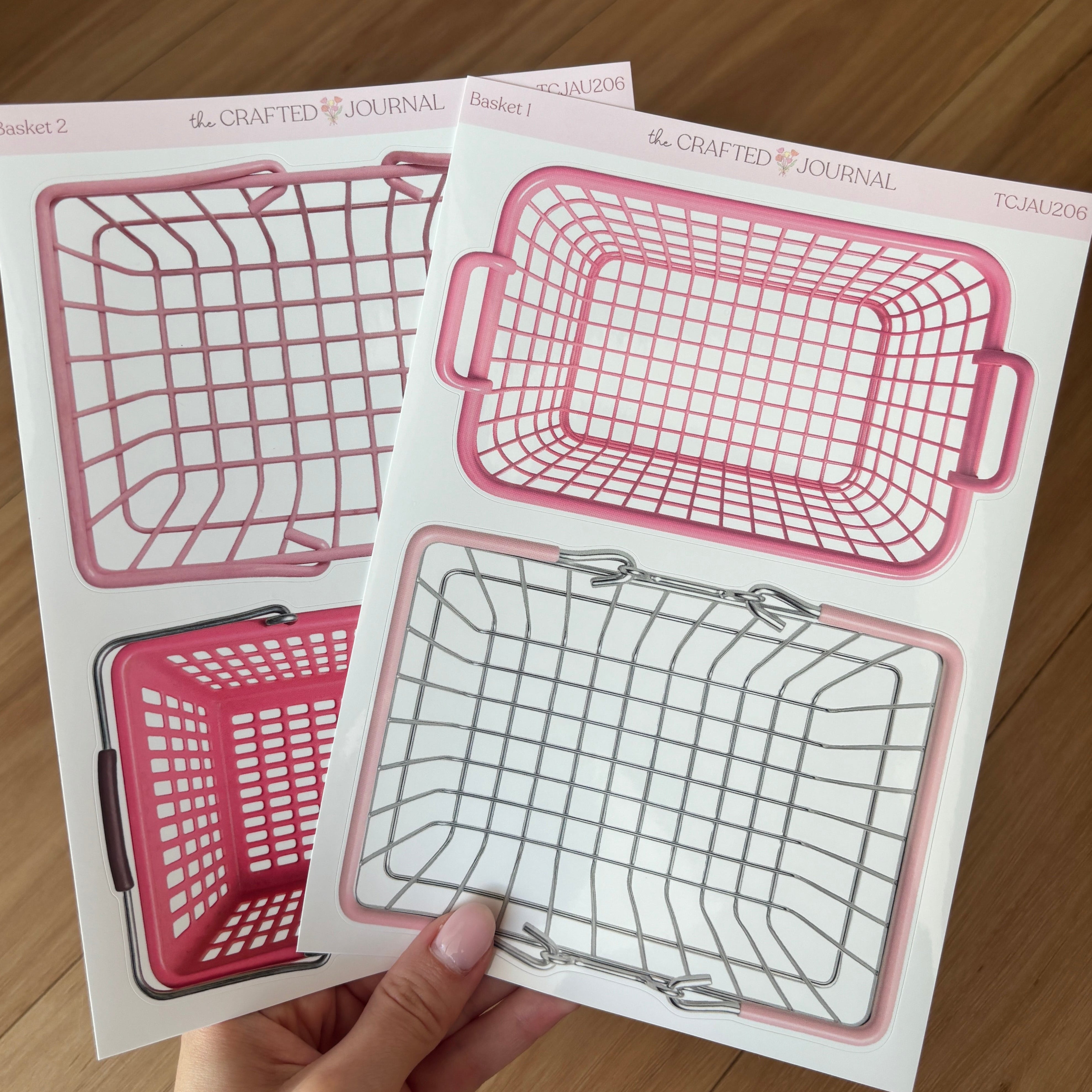 Basket Sticker Sheet Set – The Crafted Journal AU