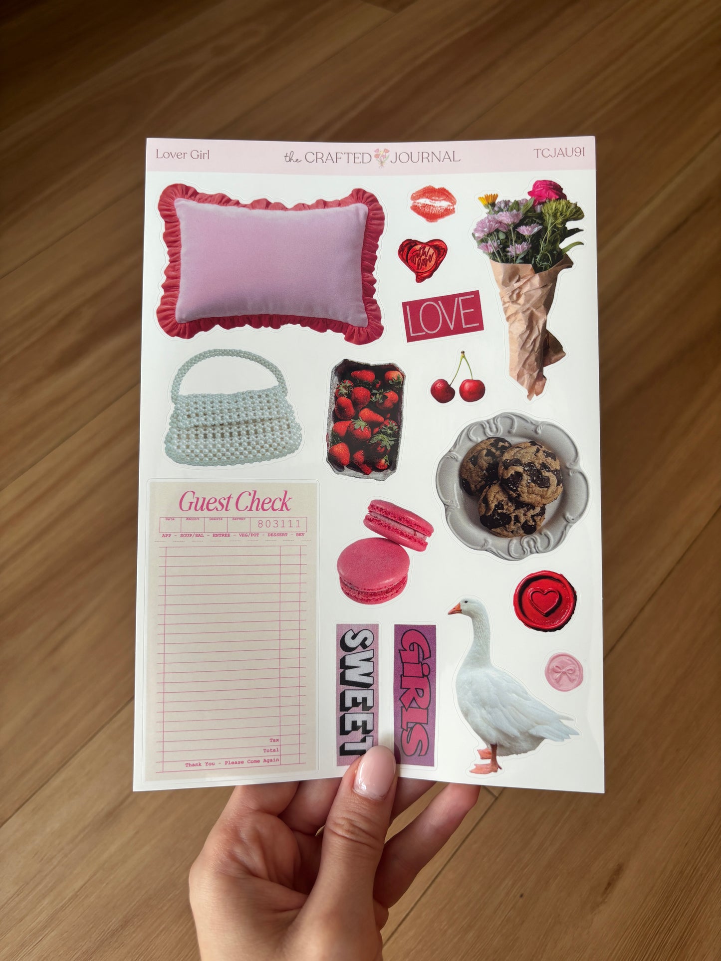Lover Girl Sticker Sheet
