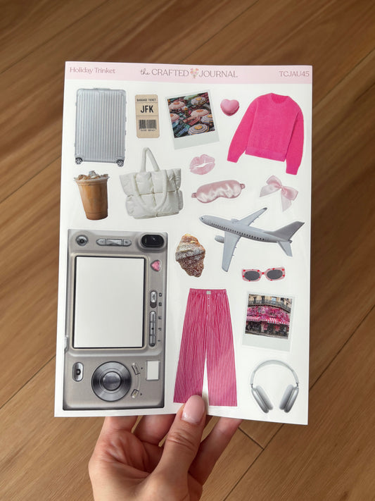 Travel Trinket Sticker Sheet