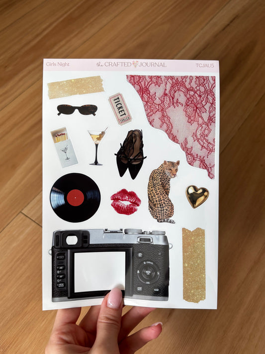Girls Night Trinket Sticker Sheet