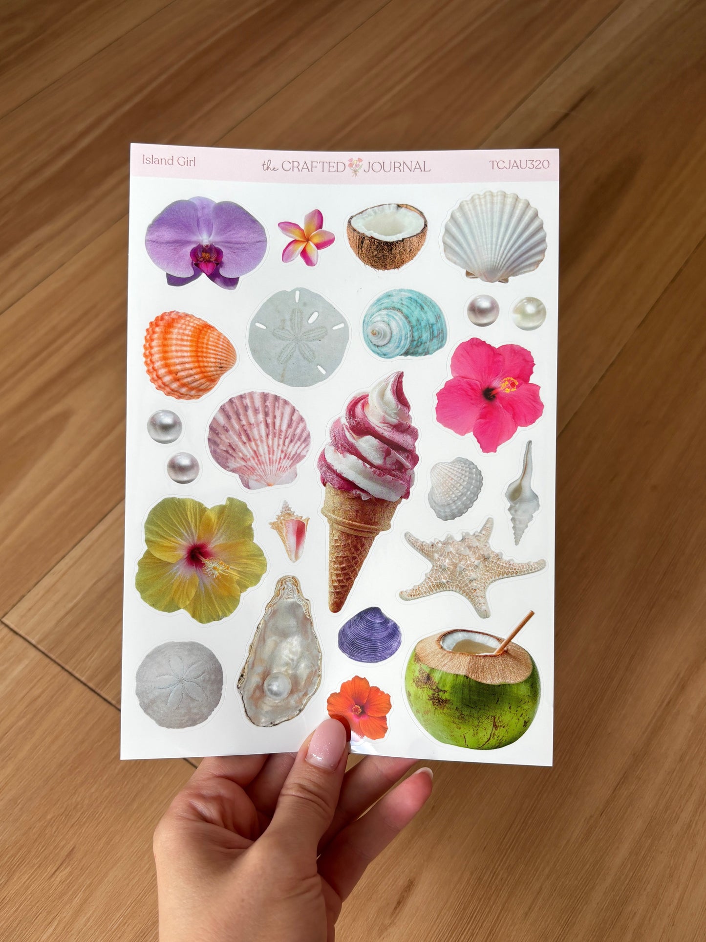 Island Girl Sticker Sheet