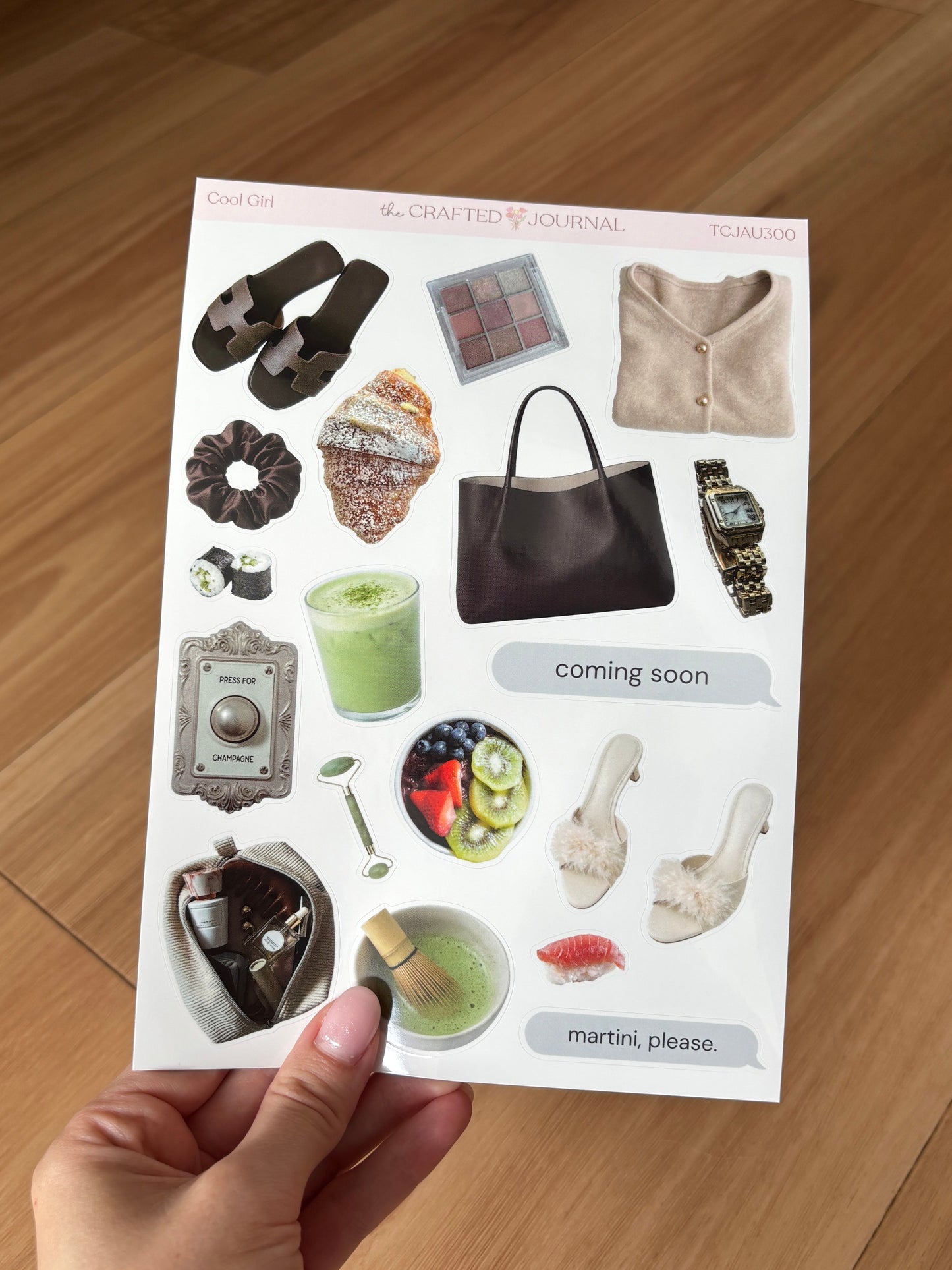 Cool Girl Sticker Sheet
