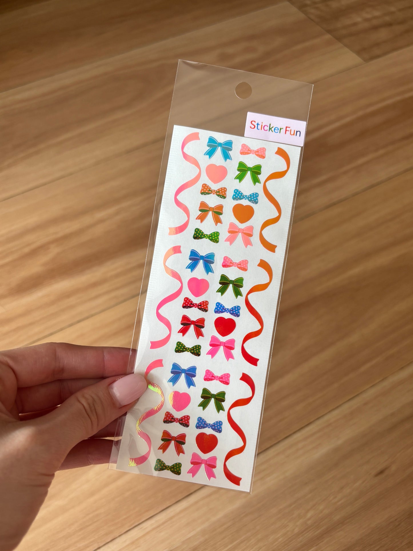 Sticker Fun Aurora Bows, Swirls and Heart Stickers