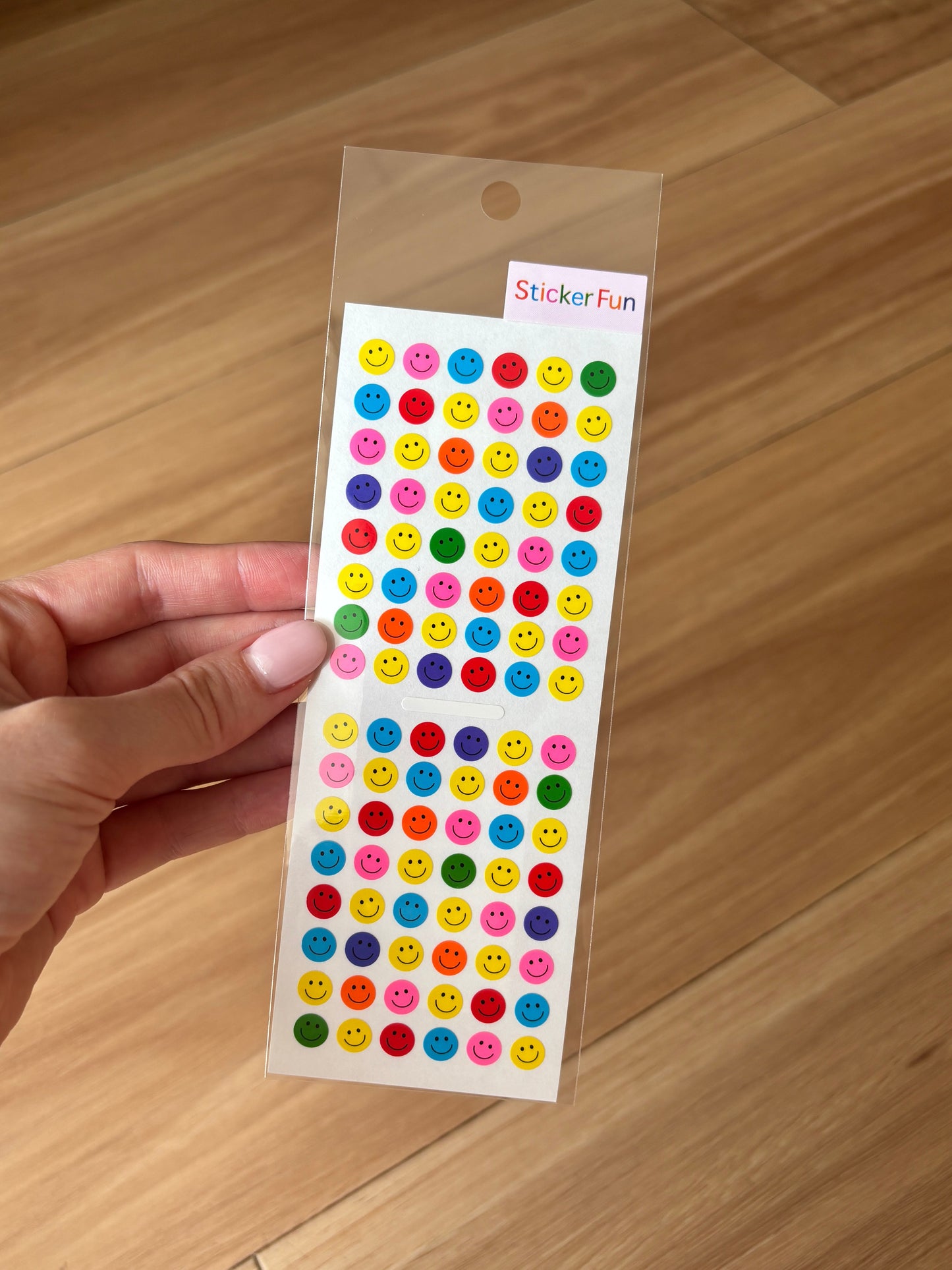 Sticker Fun Paper Smile Face Stickers