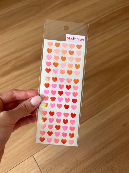 Sticker Fun Aurora Heart Stickers