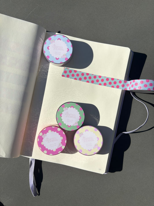 Blue and Pink Polka Dot Washi Tape