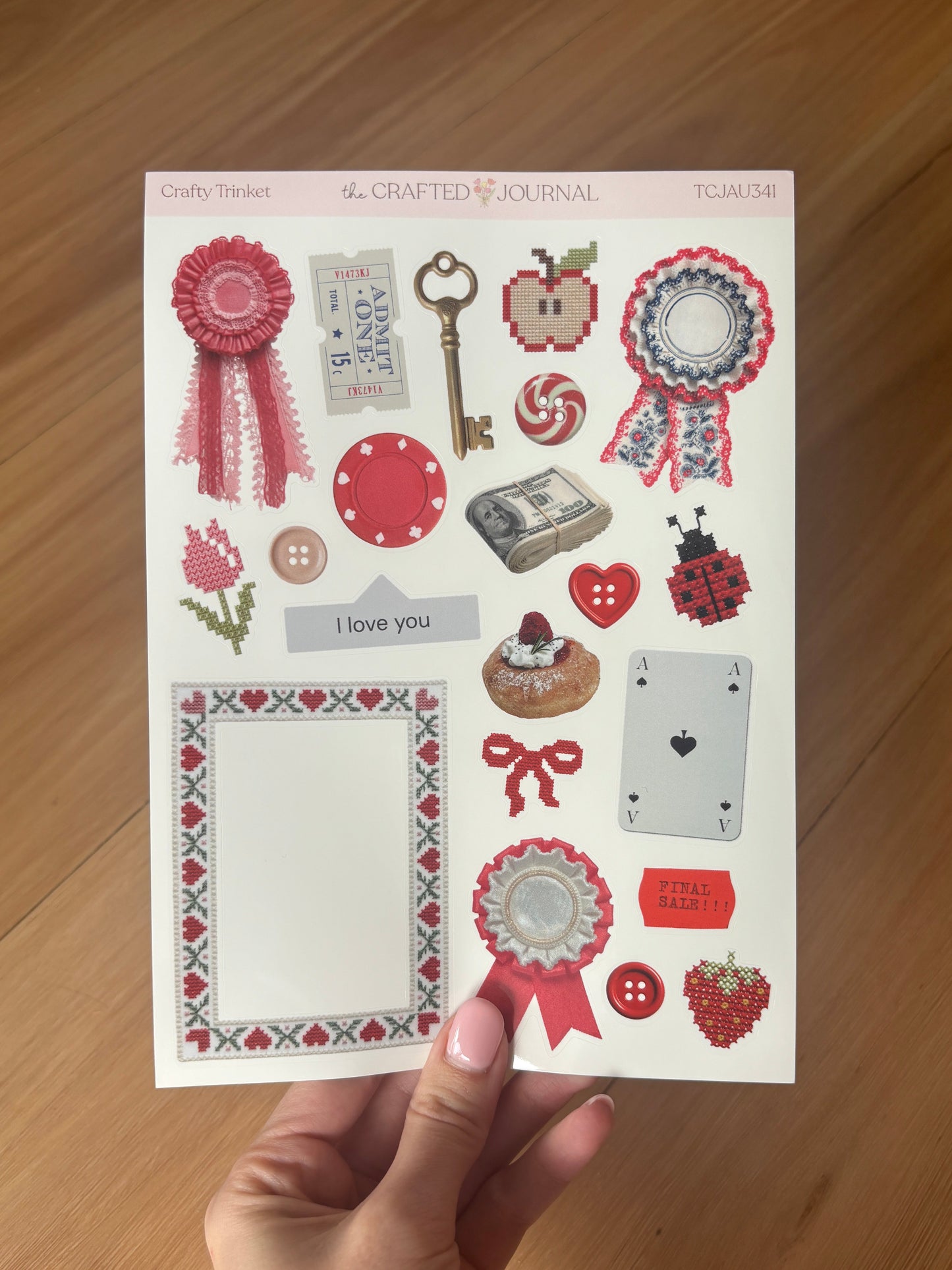 Crafty Trinket Sticker Sheet