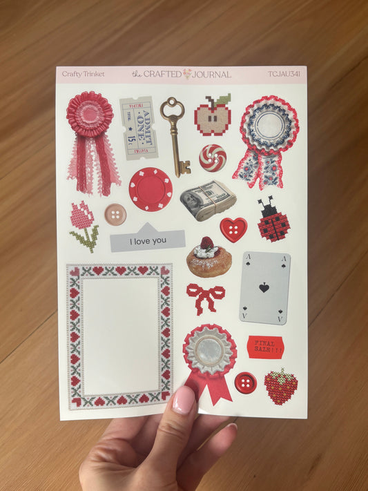 Crafty Trinket Sticker Sheet