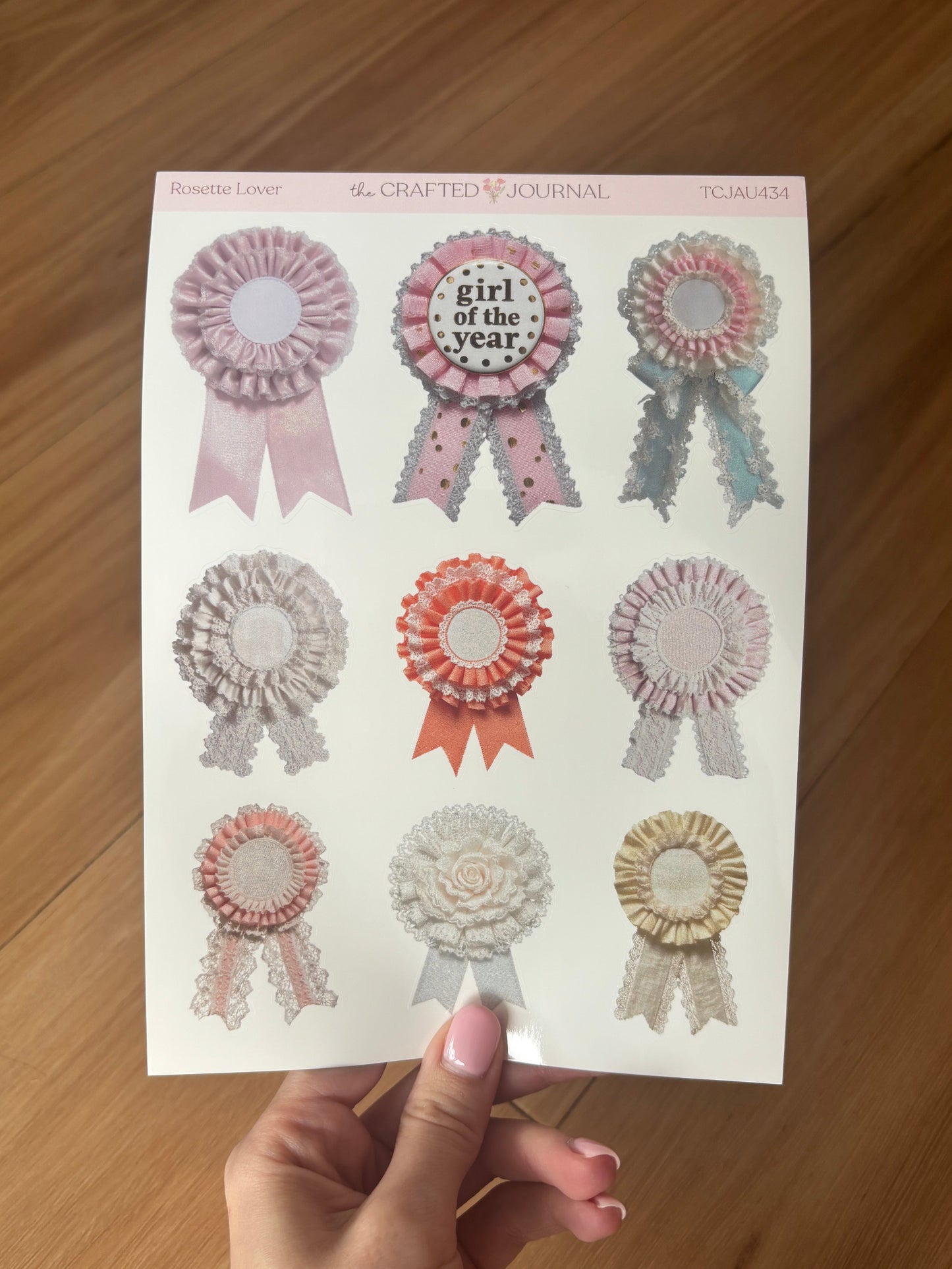 Rosette Lover Sticker Sheet