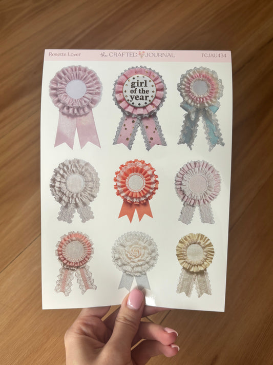 Rosette Lover Sticker Sheet