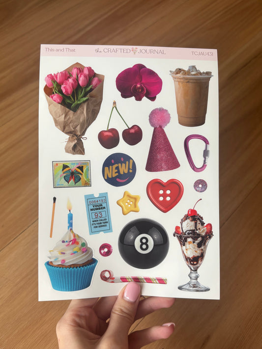 Bits and Bobs Sticker Sheet