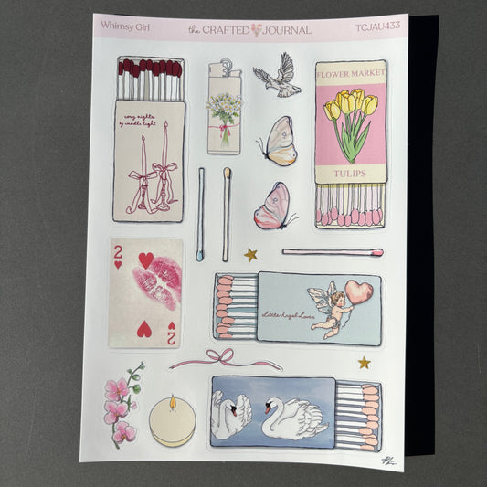 Whimsy Girl Sticker Sheet